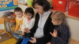 LiFi for the first time in a Paris region kindergarten